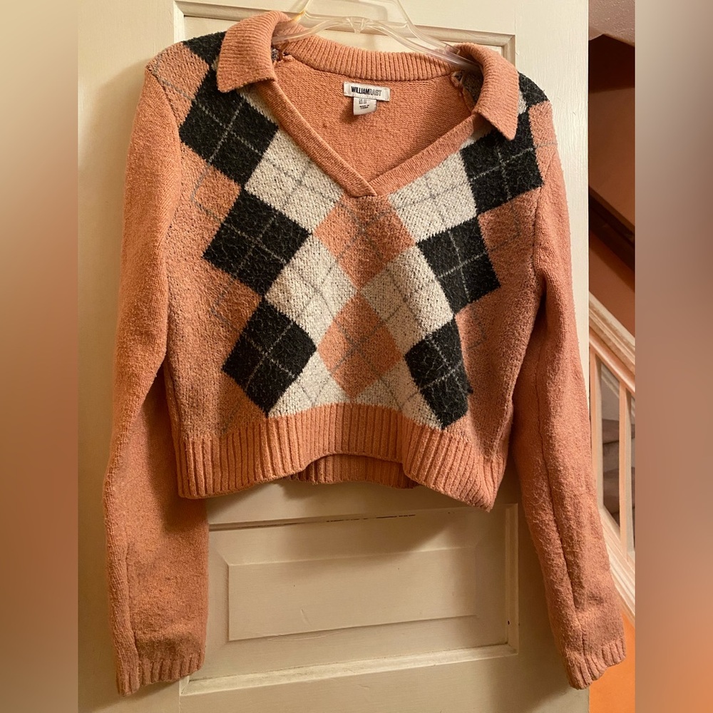 Comfy Argyle Sweater